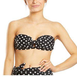 Kate Spade New York Lia Dot Bandeau Bikini Top